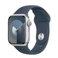 Apple Watch S9 - Vỏ Nhôm | Dây Cao Su Sport Band | New Seal, Chọn kích cỡ màn: 45mm, Chọn kết nối: Bản eSIM, Màu: Bạc