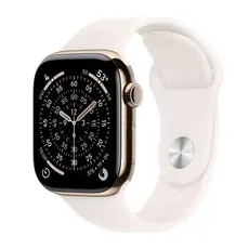 Apple Watch S11 (Titan Sport) | New Seal, Chọn phiên bản: Bản Quốc Tế, Chọn kích cỡ màn: 42mm, Màu: Vỏ Titan Vàng, Dây đồng hồ: Dây Sport Band (Phớt Hồng), Kích thước dây: Size S/M (130-180mm)