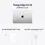 MacBook Pro (M5 Max-2026) 16 inch 18CPU/32GPU 36GB/2TB Bạc (Kính tiêu chuẩn) (New Seal), Chọn CPU/GPU: 18CPU/32GPU, Chọn bộ RAM/SSD: 36GB/2TB, Màu: Bạc, Chọn kính màn hình: Kính tiêu chuẩn, 4 image