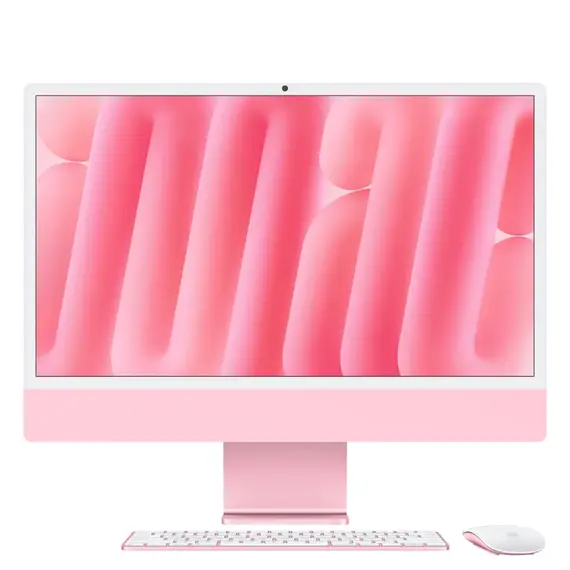 iMac 24 inch (M4-2024) 2xThunderbolt 8CPU/8GPU 16GB/256GB Hồng (New Seal), Chọn CPU/GPU: 8CPU/8GPU, Chọn bộ RAM/SSD: 16GB/256GB, Màu: Hồng