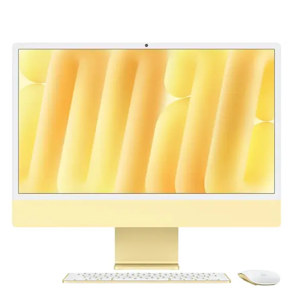 iMac 24 inch (M4-2024) 2xThunderbolt 8CPU/8GPU 16GB/512GB Vàng (New Seal), Chọn CPU/GPU: 8CPU/8GPU, Chọn bộ RAM/SSD: 16GB/512GB, Màu: Vàng
