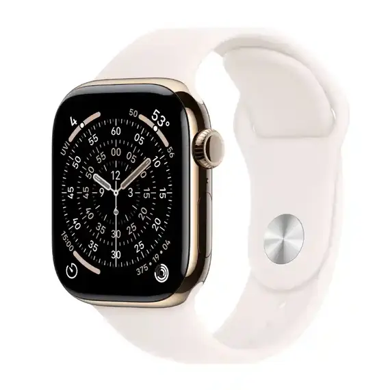 Apple Watch S11 (Titan Sport) 42mm Vỏ Titan Vàng - Dây Sport Band (Phớt Hồng) | Bản Quốc Tế (New Seal), Chọn phiên bản: Bản Quốc Tế, Chọn kích cỡ màn: 42mm, Màu: Vỏ Titan Vàng, Dây đồng hồ: Dây Sport Band (Phớt Hồng), Kích thước dây: Size S/M (130-180mm)