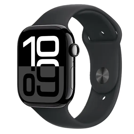 Apple Watch S10 (Nhôm GPS) 42mm Vỏ Nhôm Đen - Dây Sport Band (Đen) | Bản Quốc Tế (New Seal), Chọn phiên bản: Bản Quốc Tế, Chọn kích cỡ màn: 42mm, Màu: Vỏ Nhôm Đen, Dây đồng hồ: Dây Sport Band (Đen), Kích thước dây: Size S/M (130-180mm)