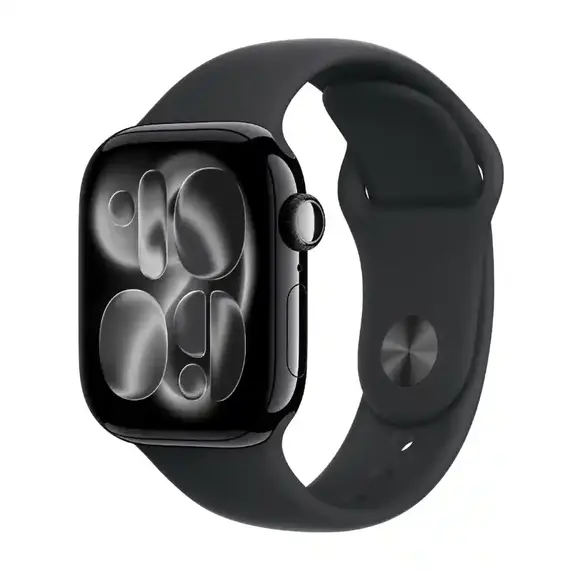 Apple Watch S11 (Nhôm eSIM) 42mm Vỏ Nhôm Đen Bóng - Dây Sport Band (Đen) | Bản Quốc Tế (New Seal), Chọn phiên bản: Bản Quốc Tế, Chọn kích cỡ màn: 42mm, Màu: Vỏ Nhôm Đen Bóng, Dây đồng hồ: Dây Sport Band (Đen), Kích thước dây: Size S/M (130-180mm)