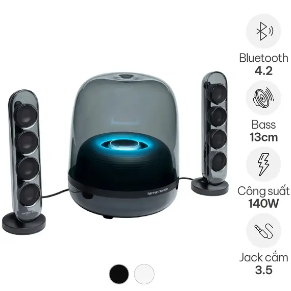 Loa Harman Kardon Soundsticks 4 Trắng (New Seal), Màu: Trắng