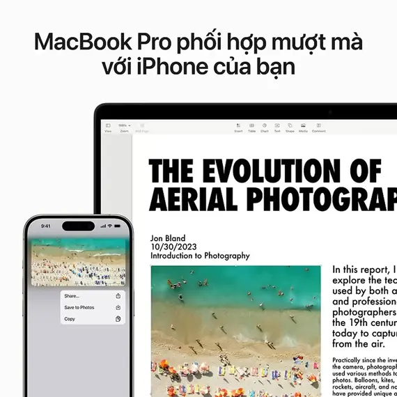 MacBook Pro (M3 2023) 14 inch 8CPU/10GPU 8GB/512GB Bạc | Đẹp 99%, Chọn CPU/GPU: 8CPU/10GPU, Chọn bộ RAM/SSD: 8GB/512GB, Màu: Bạc, Chất lượng máy: Đẹp 99%, 7 image