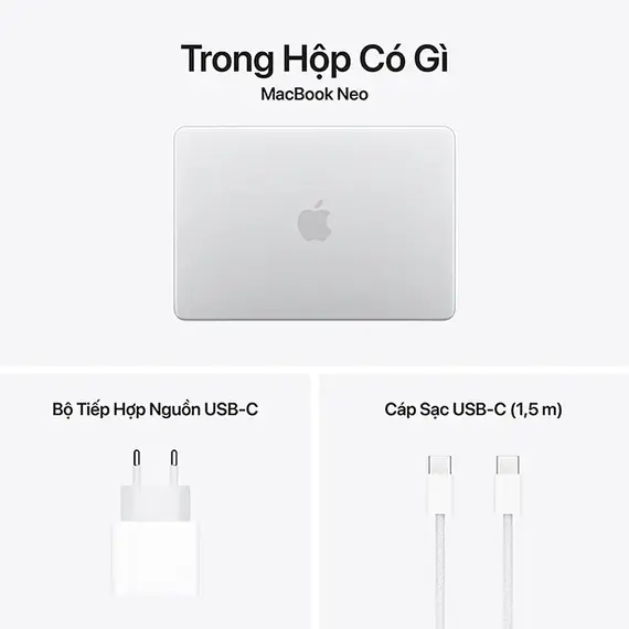 MacBook Neo (2026), Chọn bộ RAM/SSD: 8GB/512GB, Màu: Bạc, 3 image