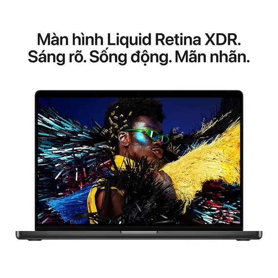 MacBook Pro (M5 Pro-2026) 16 inch 18CPU/20GPU 24GB/1TB Đen (Kính tiêu chuẩn) (New Seal), Chọn CPU/GPU: 18CPU/20GPU, Chọn bộ RAM/SSD: 24GB/1TB, Màu: Đen, Chọn kính màn hình: Kính tiêu chuẩn, 7 image